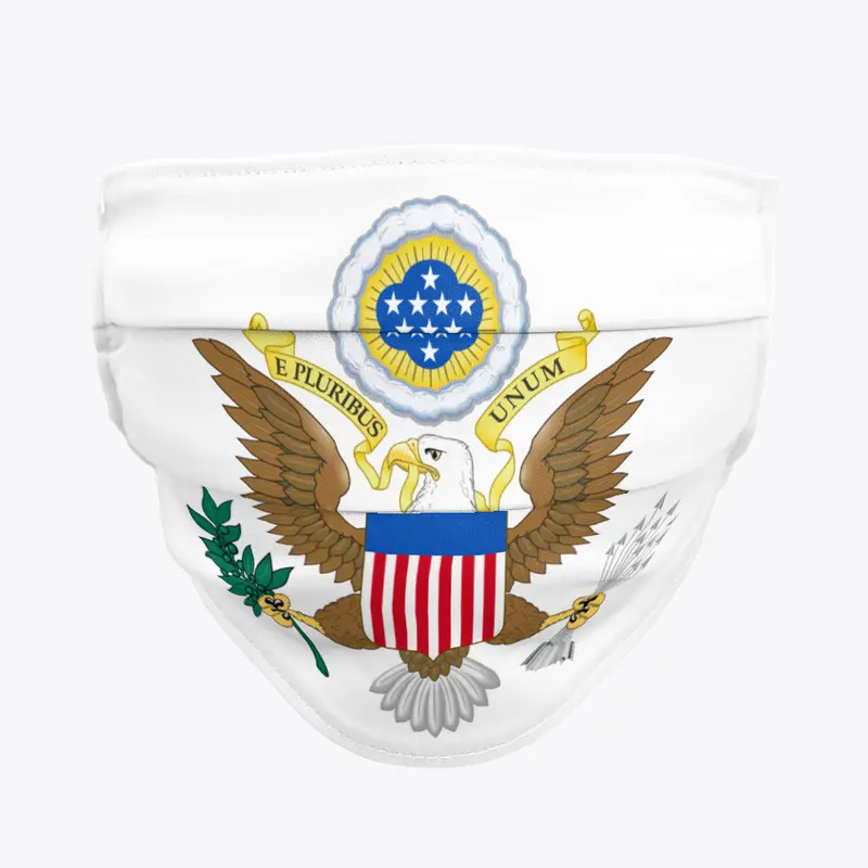 USA Coat of Arms face mask